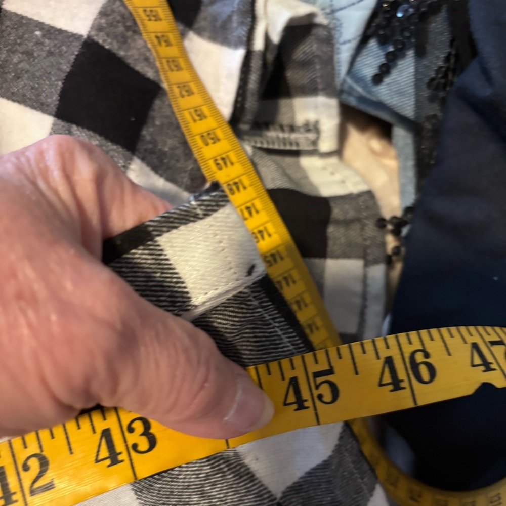 MABLE Monochrome BLACK AND WHITE Plaid Dress MIDI dress - Picture 10 of 10